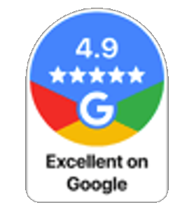 Rated 4.9 out of 5, excellent on Google